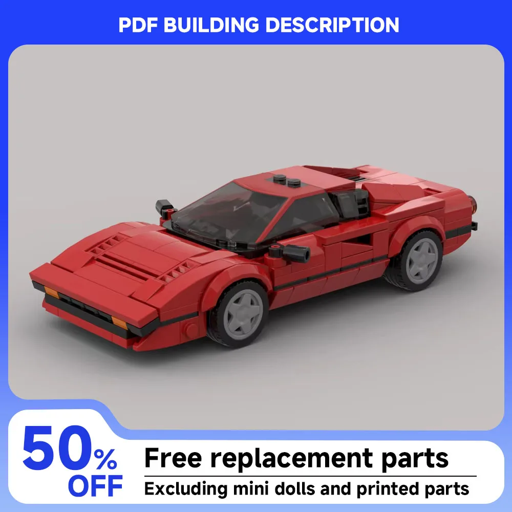

311PCS MOC Famous Sports Car Series City Car Model Building Block Set Technology Racing Car DIY Assembly Children's Toy Boy Gift