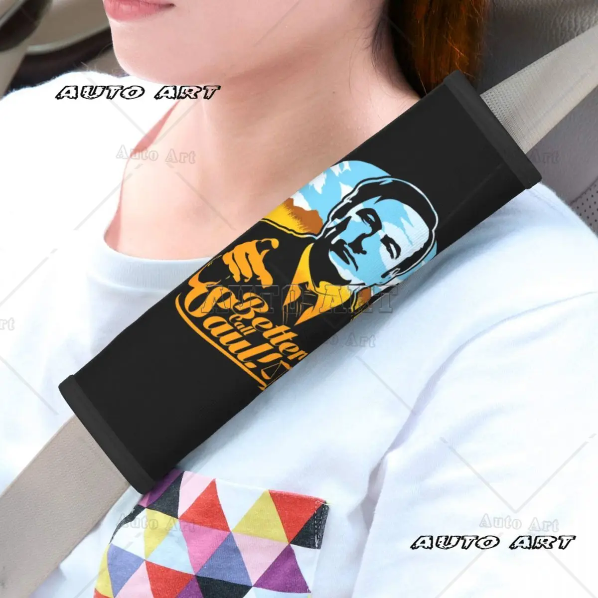 Custom Heisenberg Breaking Bad Car Seat Belt Cover 2 Pack Better Call Saul Seatbelt Strap Shoulder Pad