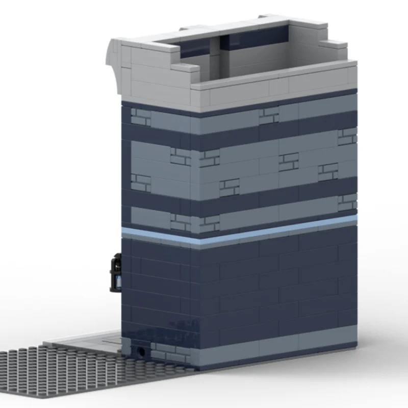 ตัวต่อ MOC-243684 ร้านหนังสือ ชุดตัวต่อขนาดเล็ก ซีรีส์ Street View ของเล่นแบบประกอบเอง ชุด Street View 645 ชิ้น