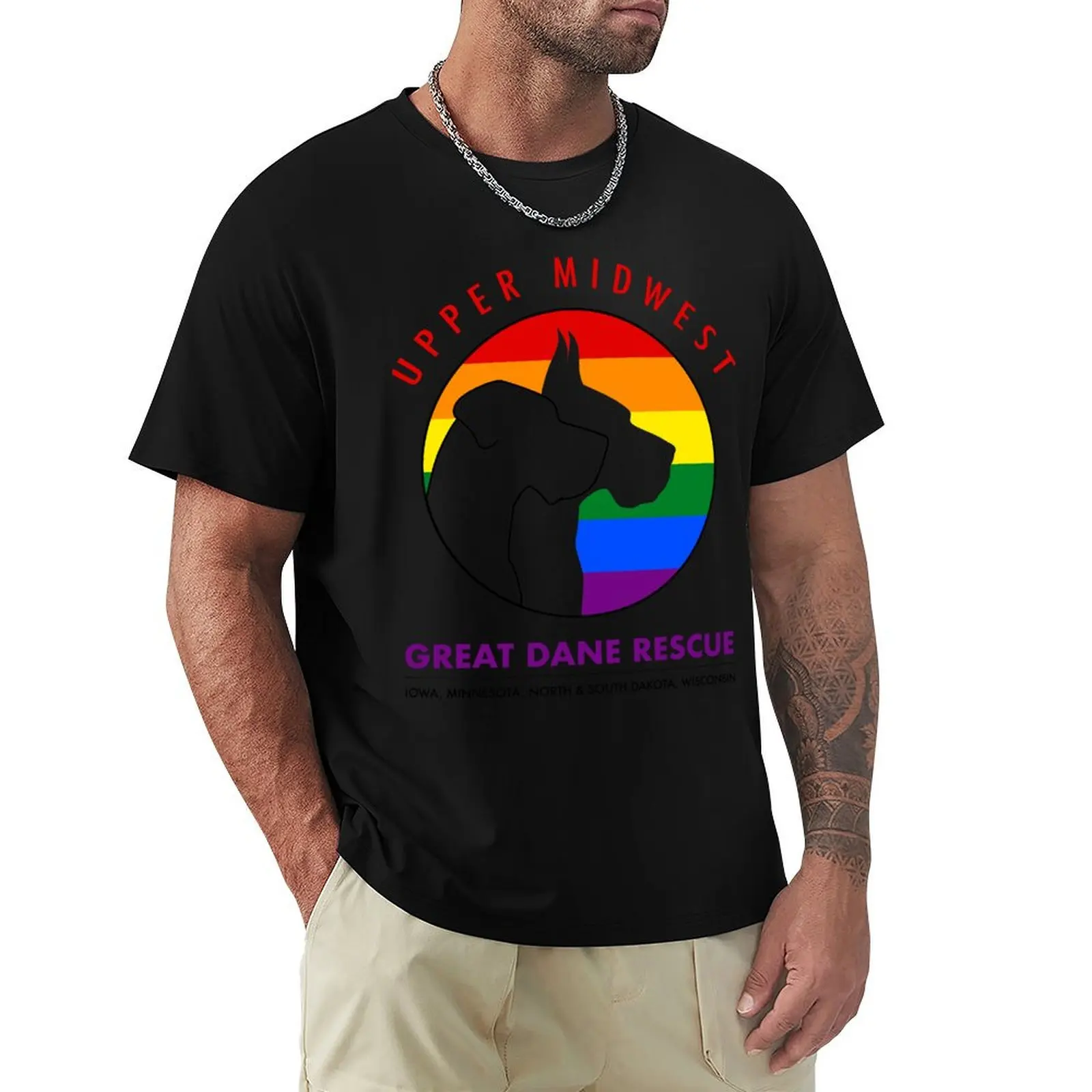 

UMGDR Rainbow Logo T-Shirt Funny t-shirt T-shirts oversize Funny t-shirts essential t shirt T-shirt men