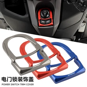 Chekis echtes Motorradmodifikationszubehör für Yamaha Nmax155 /125 /160 Nmax Turbo modifiziertem Elektrohalter Schloss Dekorative Abdeckung Aluminiumschalter Cape Electrical Halter Deckel Abdeckung 10 Hauptverkäufe Yamaha Neo Careagem - №7