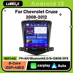 Car Android 13 Player For Chevrolet Cruze J300 2008 - 2012 2din Radio Multimedia Video GPS CarPlay Auto 2 din For Tesla style 4G