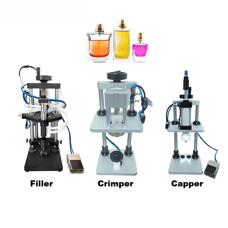 

Semi-automatic Pneumatic Perfume Filling And Sealing Production Line Machines For Small Business Ideas