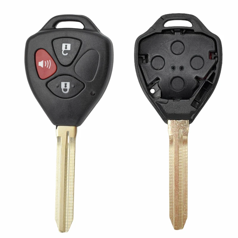 FLYBETTTER OEM 10 قطعة 2 + 1 زر استبدال مفتاح حافظة مفتاح بعيد قذيفة لتويوتا أتمنى كامري ماتريكس RAV4 هايلكس فيجو فورتشنر