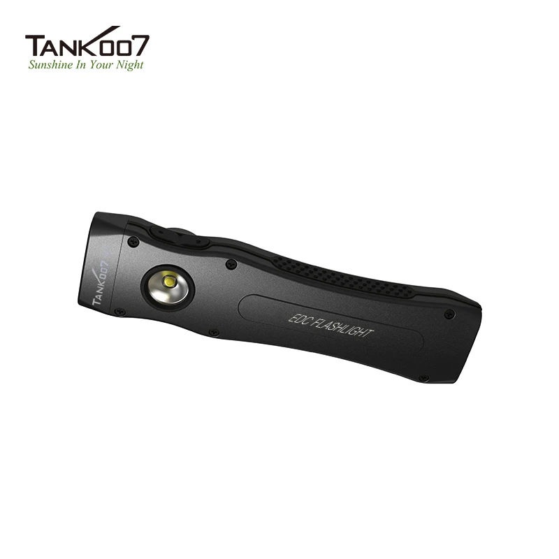 Tank007 Black Magnetic Flashlight Portable Lantern Outdoor Camping Adventure Lighting Motorcycle Repair Inspection Flashlight