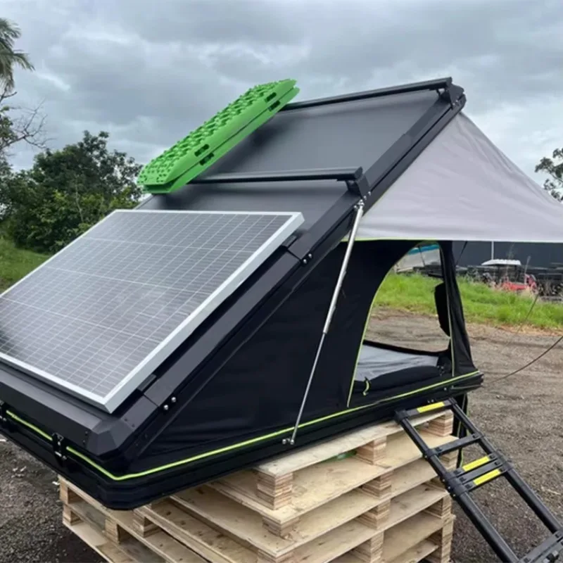 

2025 Waterproof and Sunscreen Multifunctional Outdoor Camping Roof Tent Roof tent suitable for all types of vehicles
