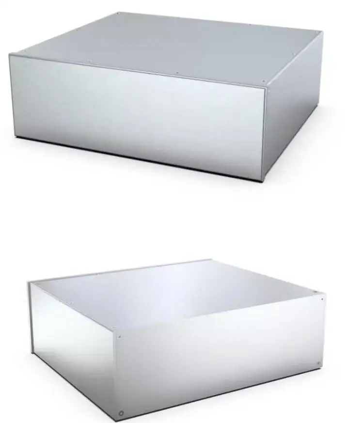 3612 Telaio preamplificatore completamente in alluminio Amplificatore di potenza per alimentatore Scatola per apparecchiature di controllo industriale 362 * 120 * 310 mm