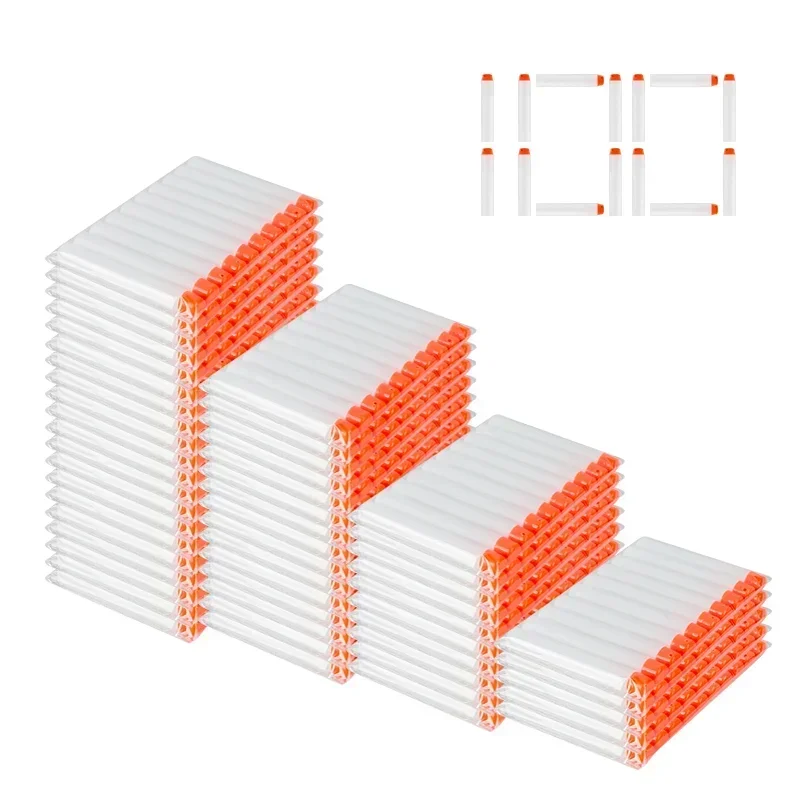 

100Pcs Fluorescence Toy Gun Luminous Bullets for Series Blasters Refill Clip Darts EVA Soft Bullets Glow In The Dark