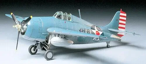 Tamiya 61034 1/48 Scale Model Aircraft Kit U.S.Navy Grumman F4F-4 Wildcat