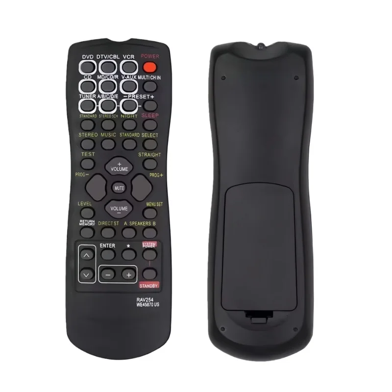 ForAMAHA Home Theater Amplifier Remote Control RAV22 RAV254 WE45870 RX-V340 RX-V390 HTR-58 RX-V459 HTR-5930 HTR-5940 Replacement