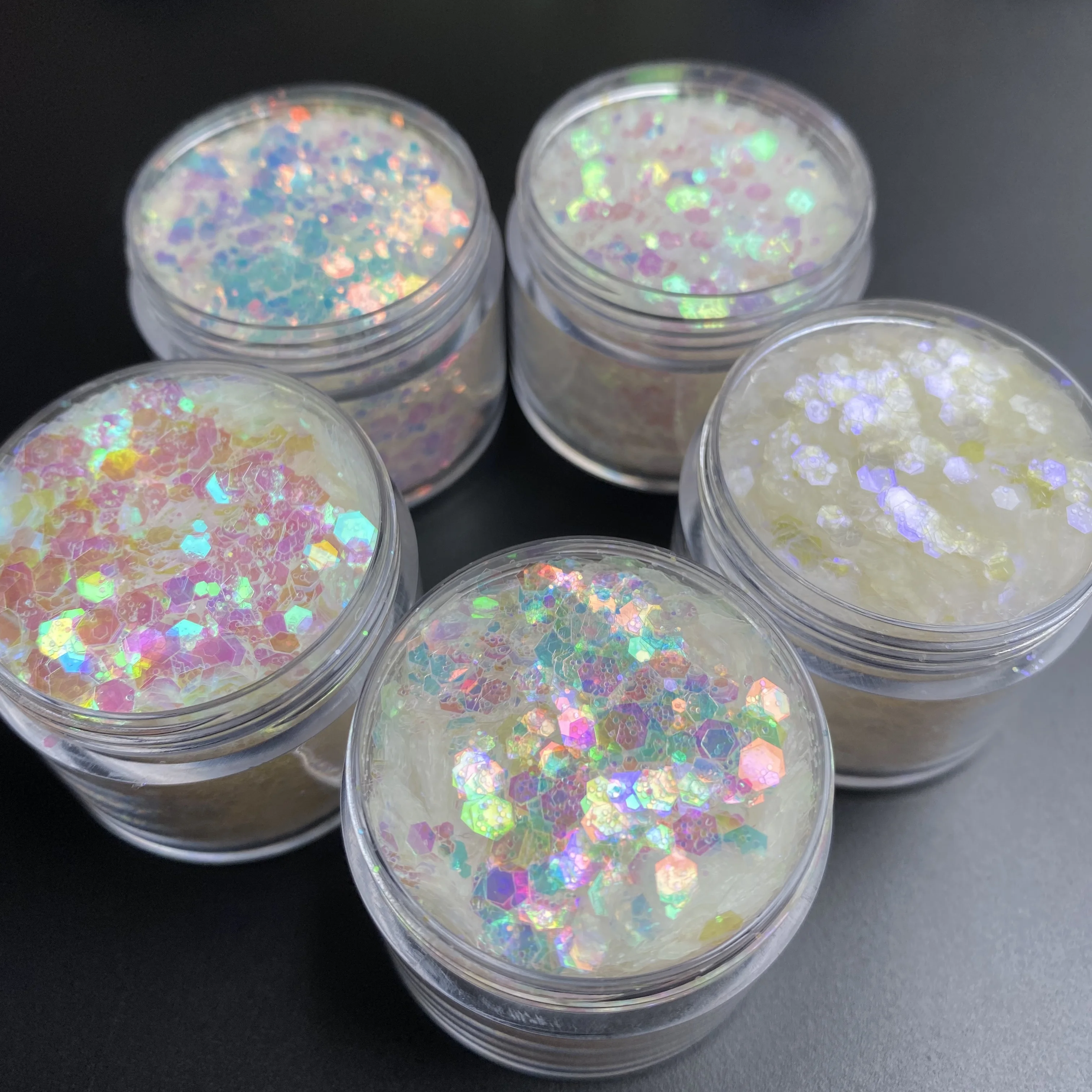 15G/Pot Luxe Opaal Nagelpoeder Glitters Vlokken Regenboog Nagel Glitter Pailletten Iriserende Ambachtelijke Decoratie Glitters