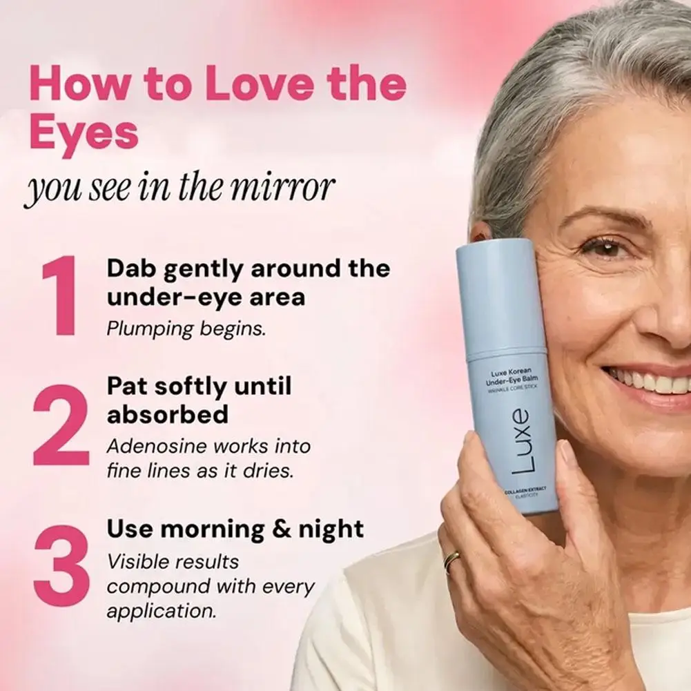 Luxe Collagen Multi Balm Stick & Under Eye Balm Lift Firm Nourish Improve Fine Lines Hydrating SkinCare Portable Solid Stick