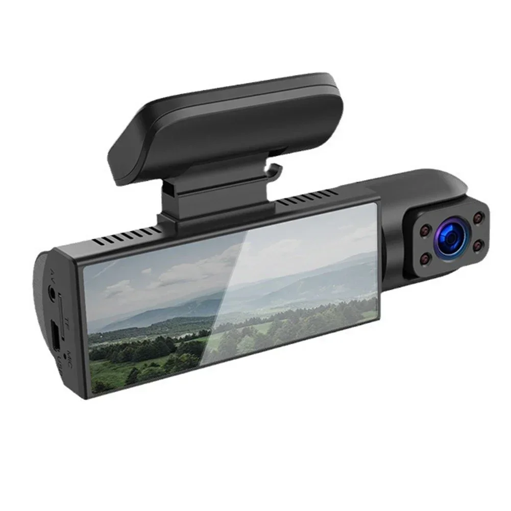 1080p HD Dash Cam Car Dash Cam Anti-corrosion High Universality Fitment IPS Touch Screen Light Weight Loop Recording