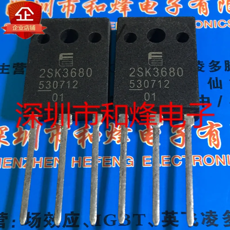Free shipping  2SK3680  TO-3PF 500V 52A       10PCS