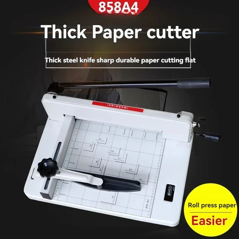Office paper cutters and desktop book trimmers, A4 manual heavy-duty paper cutters, thick-stack paper cutters.