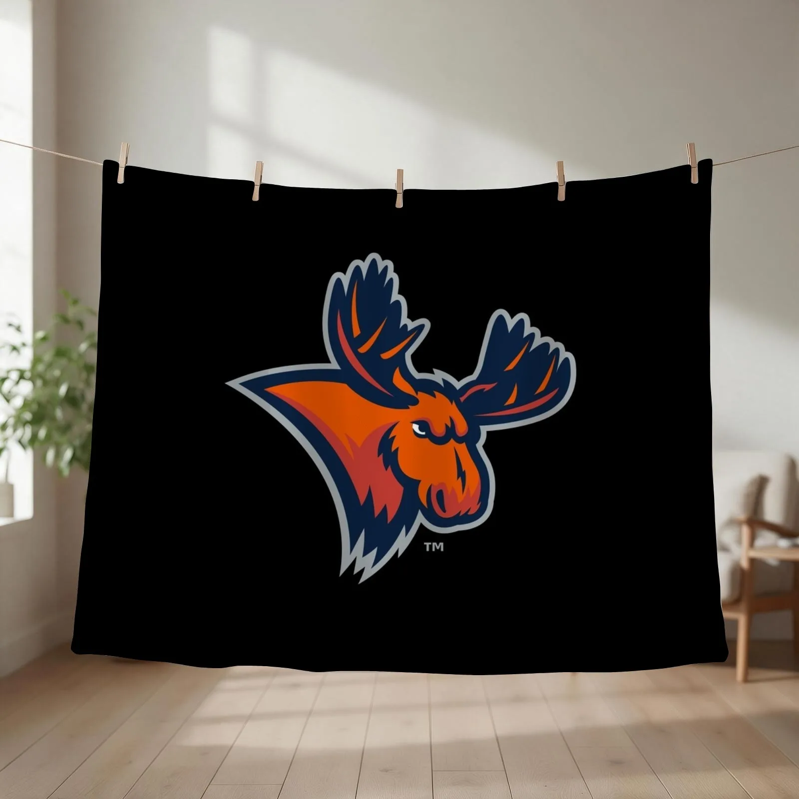 Utica pioneers Throw Blanket couch cozy soft plush fuzzy picnic outdoor blanket