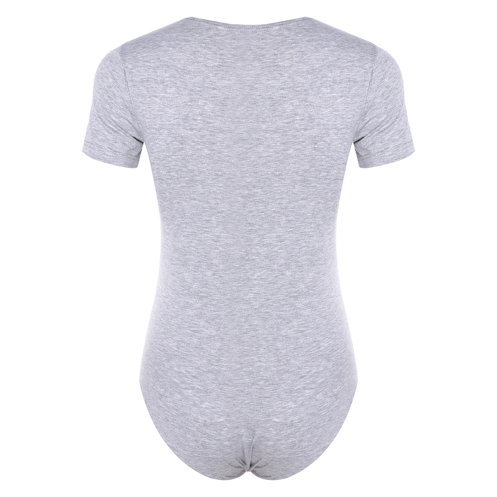 Mens Bodysuit Pajamas Romper Adult Baby Diaper Short Sleeve Buttoned Snap Crotch One-piece Leotard Jumpsuit Loungewear Nightwear - view 5