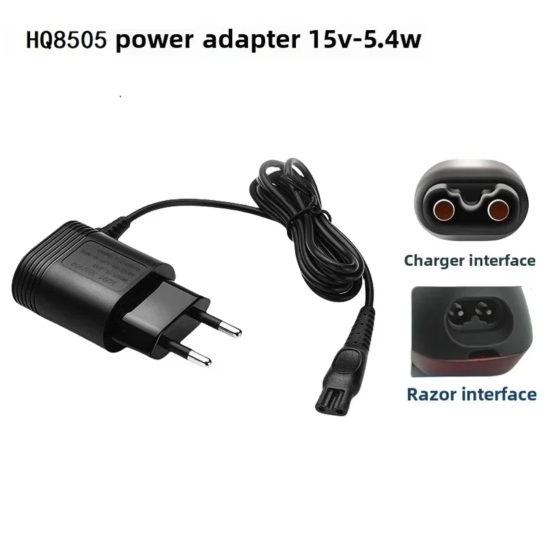 15V Charger Cord for Philips Electric Shaver Razor HQ8505 Power Cord , for Norelco Series 3000 5000 6000 7000 9000 MG5950 MG7750