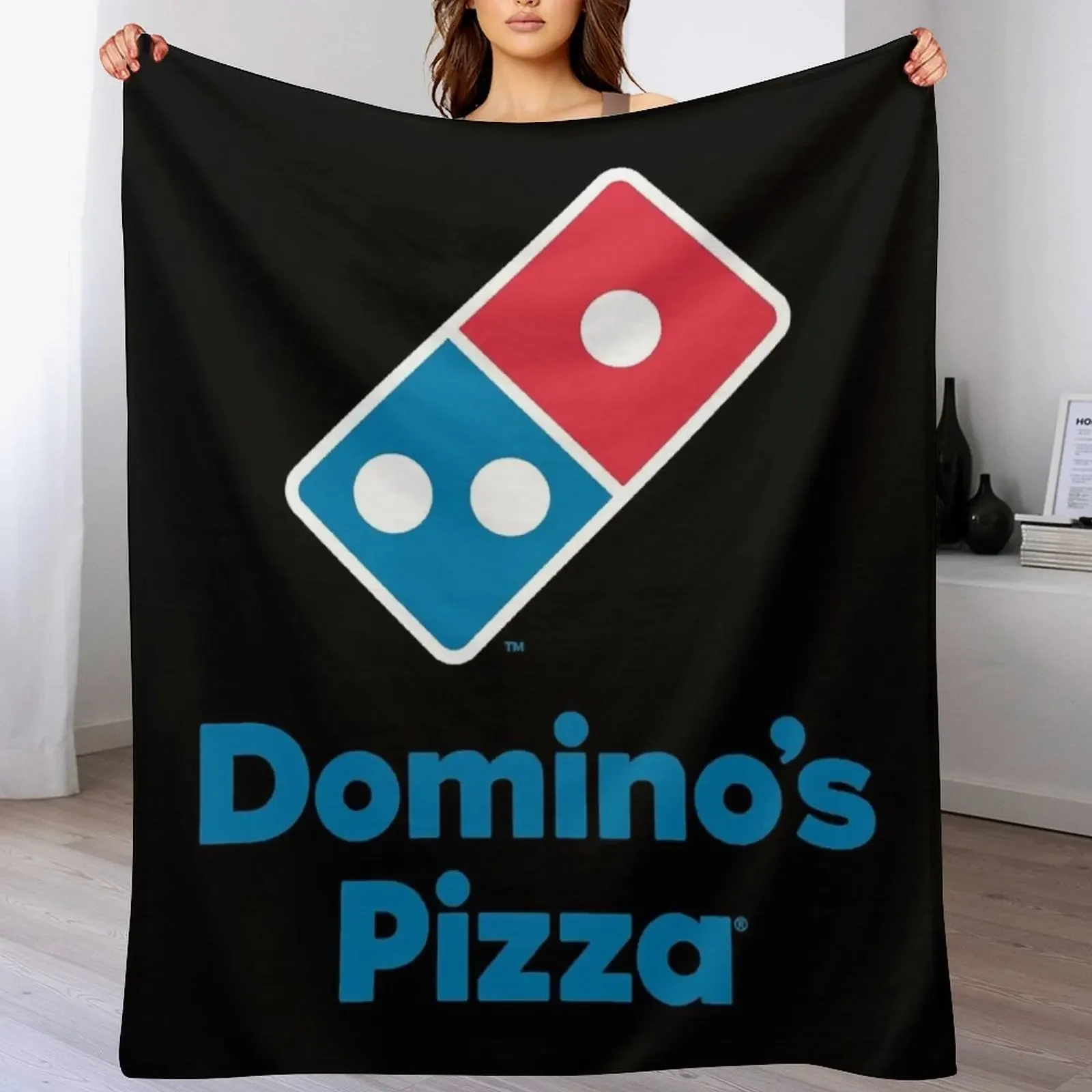 Pizza, Domino's-Icon Essential Throw Blanket Versatile Cozy Throw Blanket for All Occasions