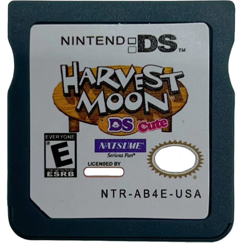 Anime Game Classic Nostalgia NDS Console Cartridge Harvest Moon DS Series Sunshine Islands Grand Bazaar Collection Gifts Toys