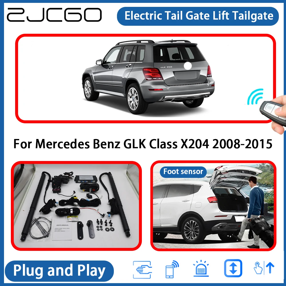 لمرسيدس بنز GLK الفئة X204 2008-2015 التلقائي بالطاقة الباب الخلفي قوة الباب الخلفي الكهربائية الذيل بوابة رفع نظام المساعدة #1