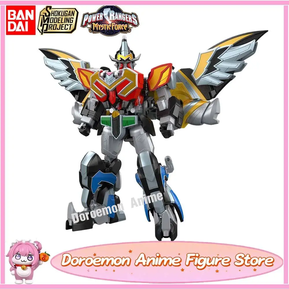 

In Stock Original Bandai Smp Power Rangers Mystic Force Mahou Sentai Magiranger Titan Megazord Magi King Assembly Figures