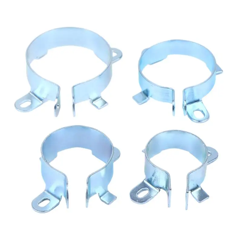1Pcs Fastening Clamping Ring Capacitor Clip Tin Plated 2 Feet Mounting Clamp Iron Hoop Holder 25mm 30mm 35mm 40mm Fixing Bracke