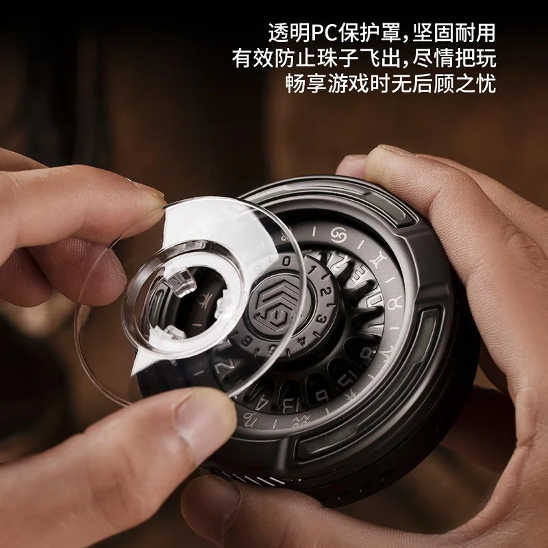Fidget Spinner Decision Maker Metal EDC Stress Relief Toy Gift Choice Game Wheel Desk Gyro with Lucky Turntable for Kids Adults