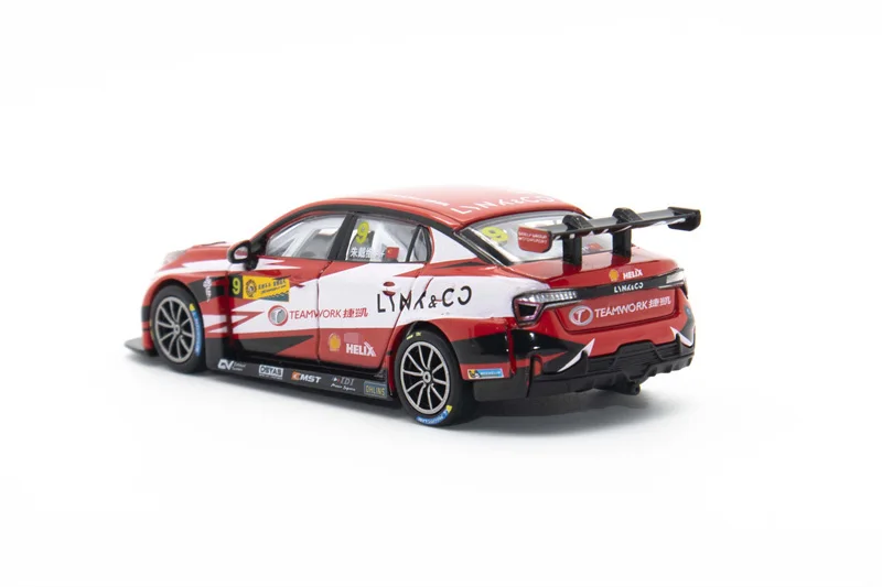 XCarToys 1:64 Teamwork Lynk & Co Racing No.12-TCR China 2023 / No.9-TCR Asia 2022 Diecast Model Car