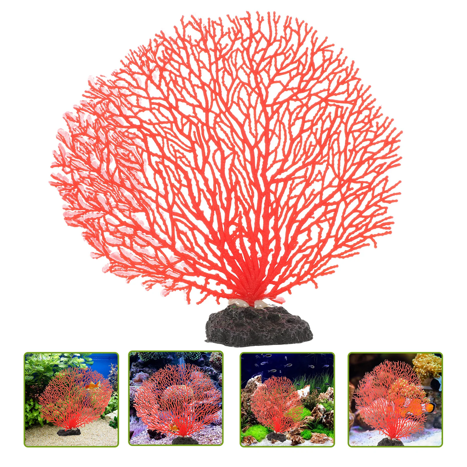 

Simulation Coral Wall Decorative Aquarium Coral Diy Tank Plant Wear-Resistant Landscape For Fish Tank Home Office Desktop