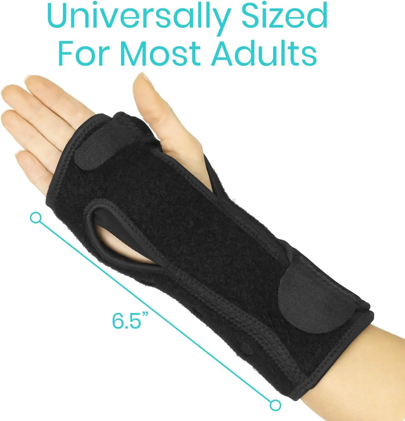 Adjustable Wrist Fitted Stabilizer Splint Carpal Tunnel Hand Compression Support Wrap for Wrist Injuries Pain Relief