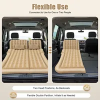 For Camping/Travel/Outdoor SUV Air Mattress,Car Inflatable Mattress with Air Pump&2Cushions,Portable Double-Sided Thicker Bed