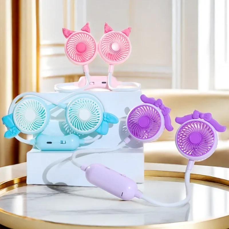 

Портативные портативные вентиляторы с зарядкой через USB, настольный мини-вентилятор с лямкой на шее, студенческий офис, летняя рыбалка, скалолазание, маленькие вентиляторы с подвеской на шею, 32 см