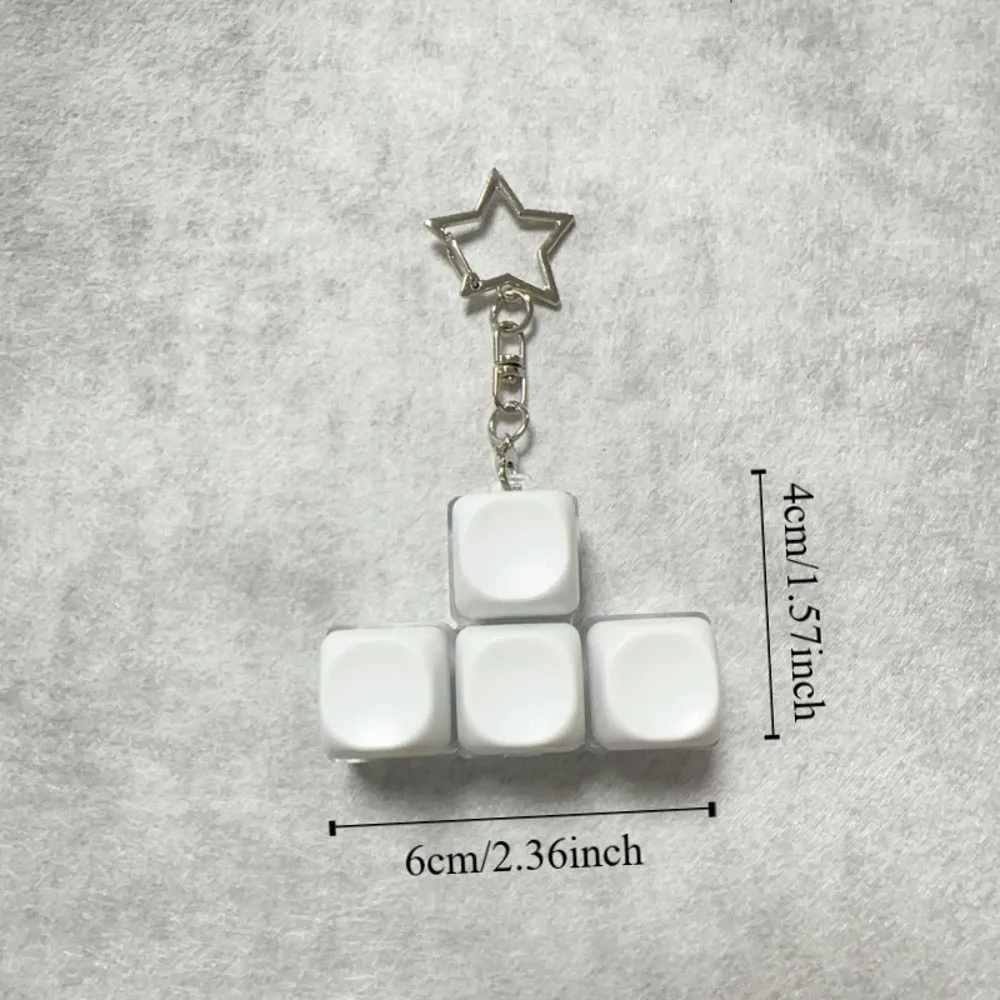 편안한 4/6/12 키 핀치 장난감 키 버튼 키캡 Fidget 키 체인 DIY 키보드 시간 클리커 장난감 성인
