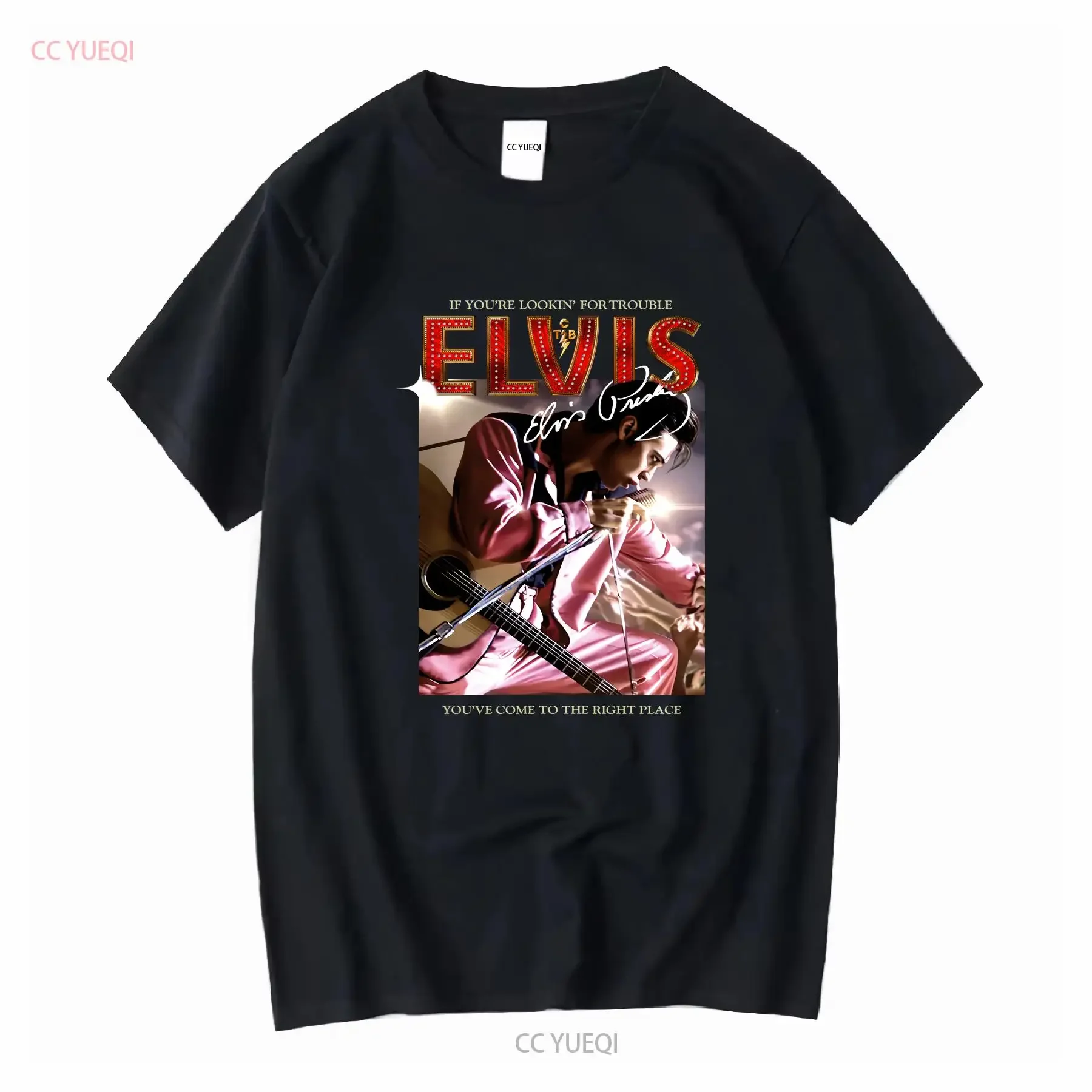 Hot Presley Austin Butler Movie New Popular S 3XL T Shirt vintage Washed Breathable Stylish Stretched Comfortable Versatile