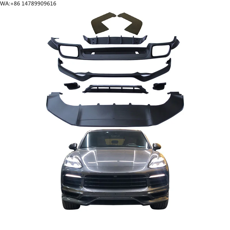 2018-2023 9Y0 Car Upgrade Front Bumper Lower Guard Rear Lip Body Kit Bolt-On Universal Fitment For CoupeBody Kit Full B