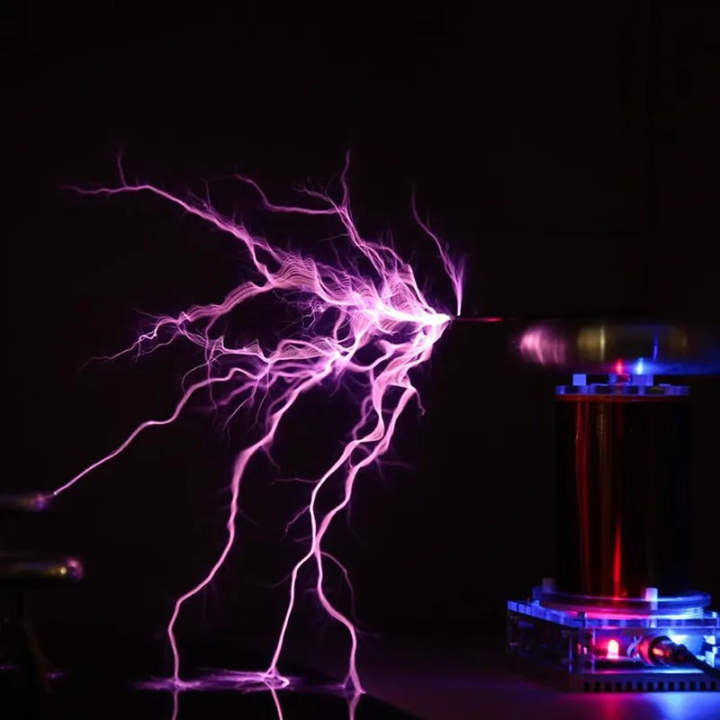 AC110-240V SSTC Music Tesla Coil DIY Finished High Frequency Generator 250W Arc Length 20cm