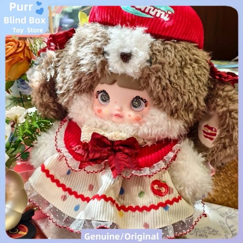 

New Authentic Nommi 400% Limited Hanging Card Have A Bite Of The Apple Vinyl Plush Doll Room Ornament Birthday Collection Gift