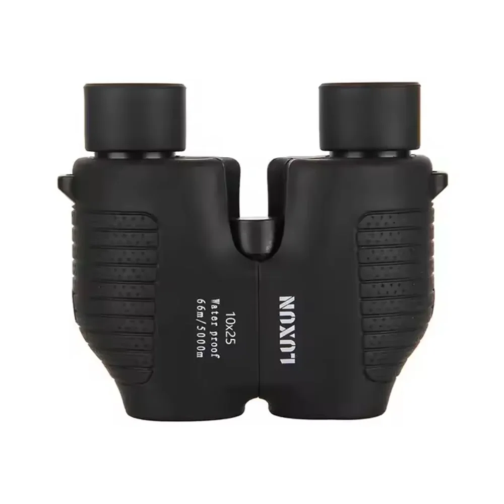 Mini binoculares HD portátiles de enfoque automático, telescopio Binocular impermeable para exteriores, espejo de observación de aves para caza y senderismo, 10x25