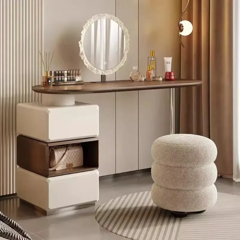 

Mirror Makeup Vanity Chair Dresser Modern Girl Vanity Makeup Desk Dressing Table Storage Design Bedroom Furniture Accessories
