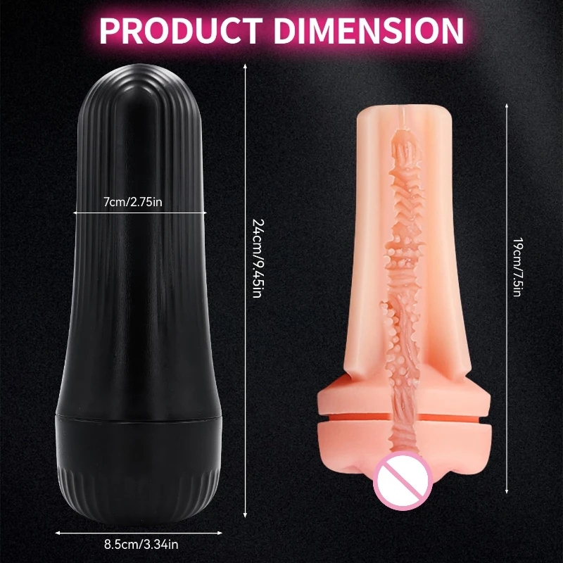 Masturbator Parar Flesh Like Light Sex Machine Easy To Clean Pocket Pussy Sex Toy Masturbator for Men Powerful Ejaculation view 3