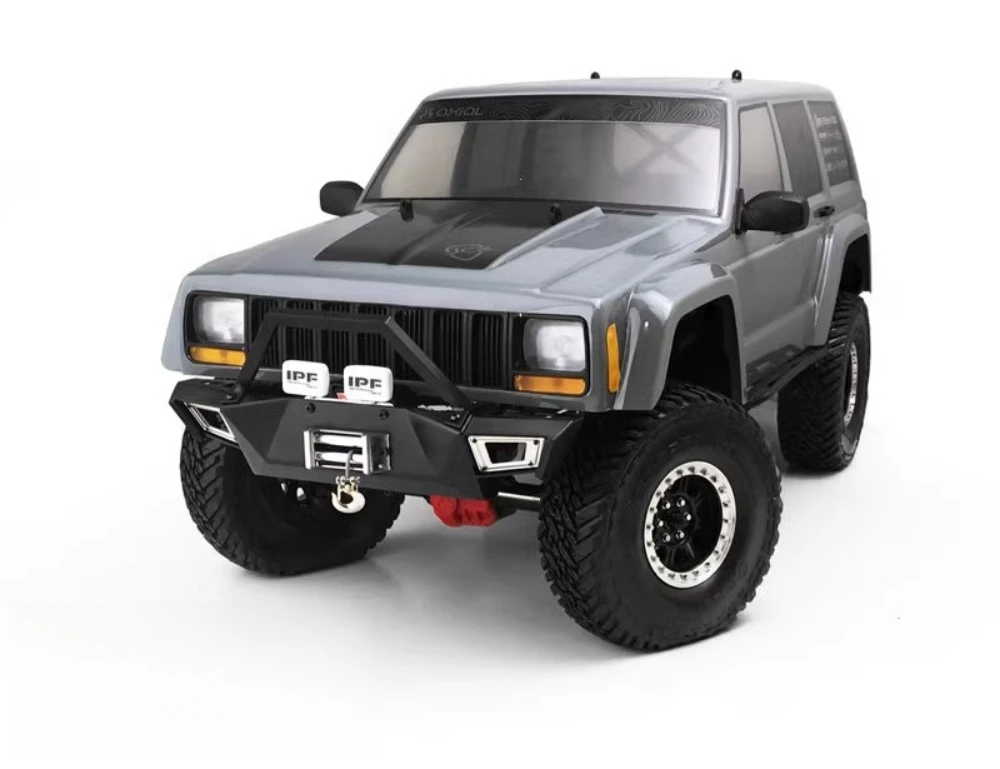 1/10 Crawler Truck Metal Front Bumper fit Axial SCX10 ii Chassis 90046/90047 Jeep Cherokee XJ 1 10 RC Truck Upgrade part