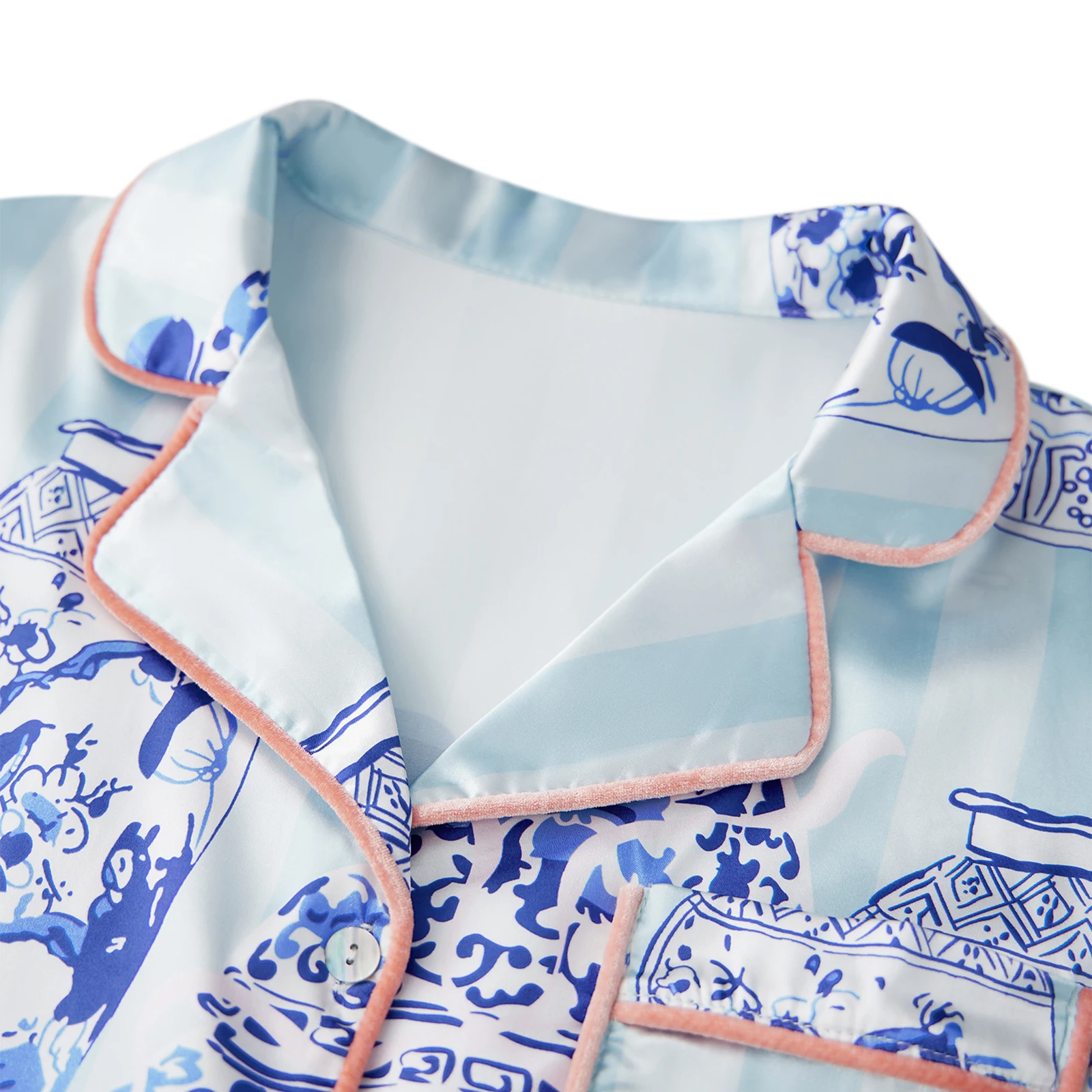 

Women Pajamas Set 2 Pieces Loungewear Suits Fashion Print Long Sleeve Tops and Shorts 2 Piece Loungewear Outfits