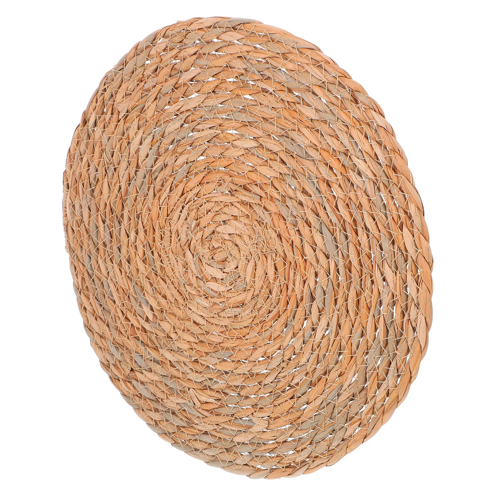 

1pcs Woven 30cm Woven Cushion Round Heat Resistant Place Mat Decorative Dining Table Insulated Rattan Household