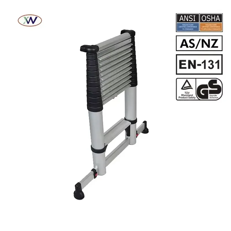 Hot Sale Folding Ladders Feature Aluminum Telescopic Extension Ladder