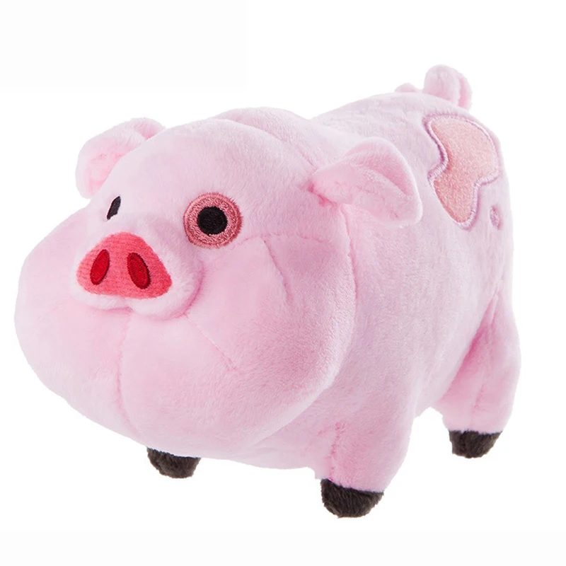 

New Anime Movie Gravity Falls Figures Waddles Pig Cartoon Stuffed Animals Plush Doll Toy For Kid Girl New Year Xmas Gift