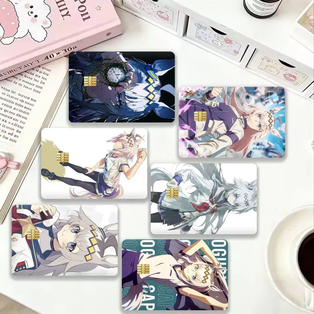 

U-Umamusume P-Pretty D-Derby O-Oguri C-Cap 4pcs 1Set Card Stickers Small Waterproof Chip 4PCS Card Sticker Anti-Scratch