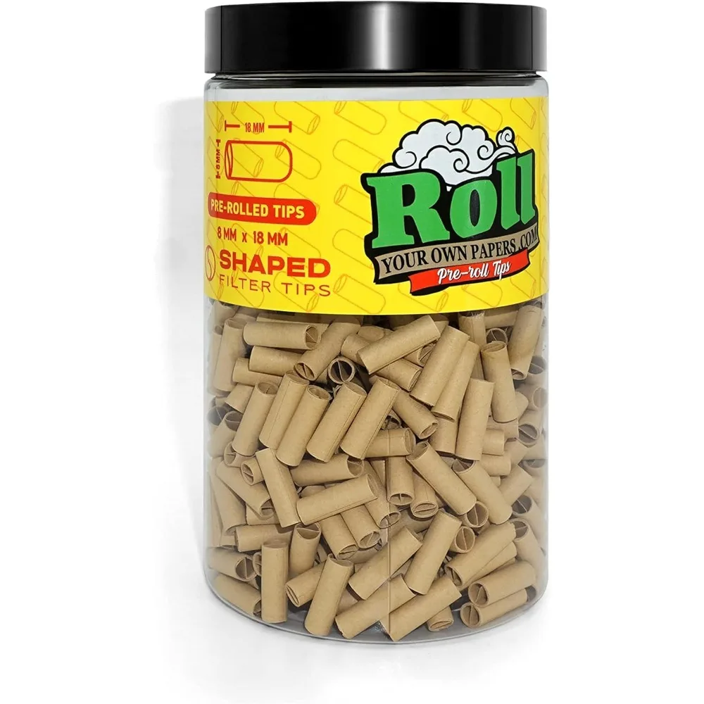 

Натуральные неотбеленные предварительно скрученные насадки для фильтров, Ø8 мм — флакон с 500 насадок