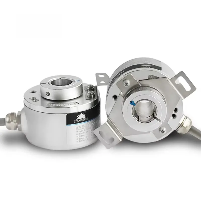 K50 Rotary Encoder 8mm Hollow Shaft 3600pr 24vdc Up to 23040pr IP67 5000rpm Motor Speed
