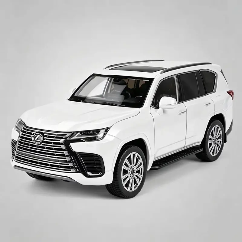 HAOCHI 1/24 Lexus LX570 SUV Alloy Car Model Diecasts Metal Off